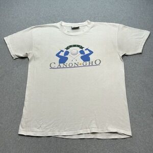 Vintage 90s Golf Canon Gho T Shirt Mens Size L  Made In USA